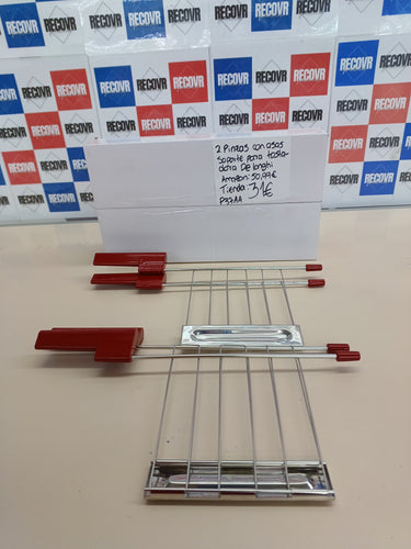 2 x Pinzas con asas soportes para la tostadora - Icona DeLonghi